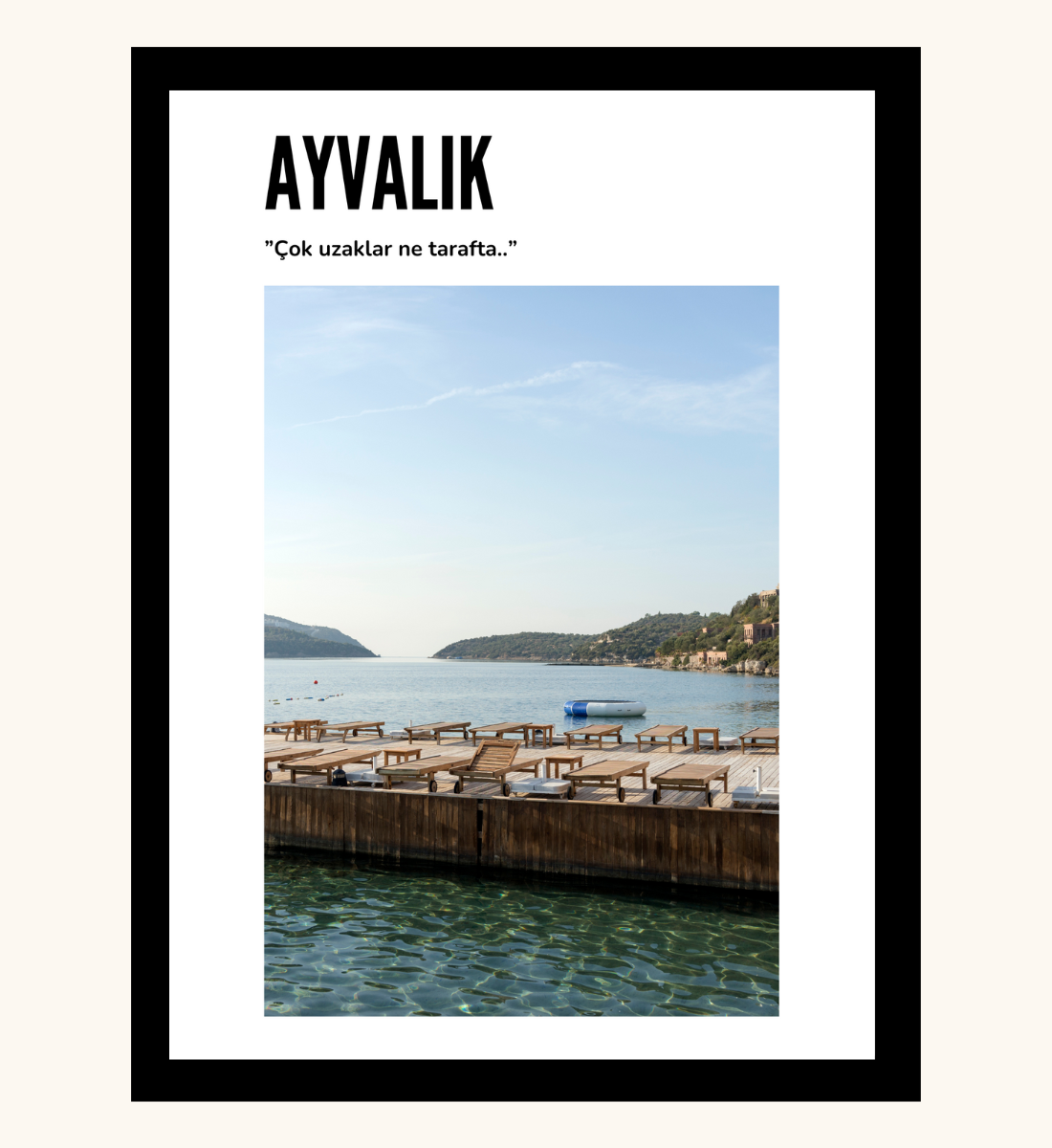 Poster - Ayvalik uzaklar
