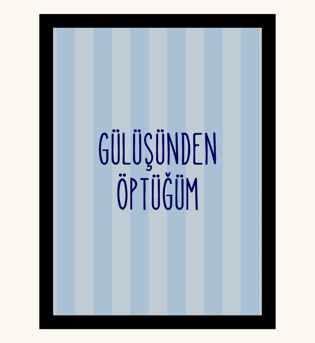 Poster - gülüşünden öptüğüm/2