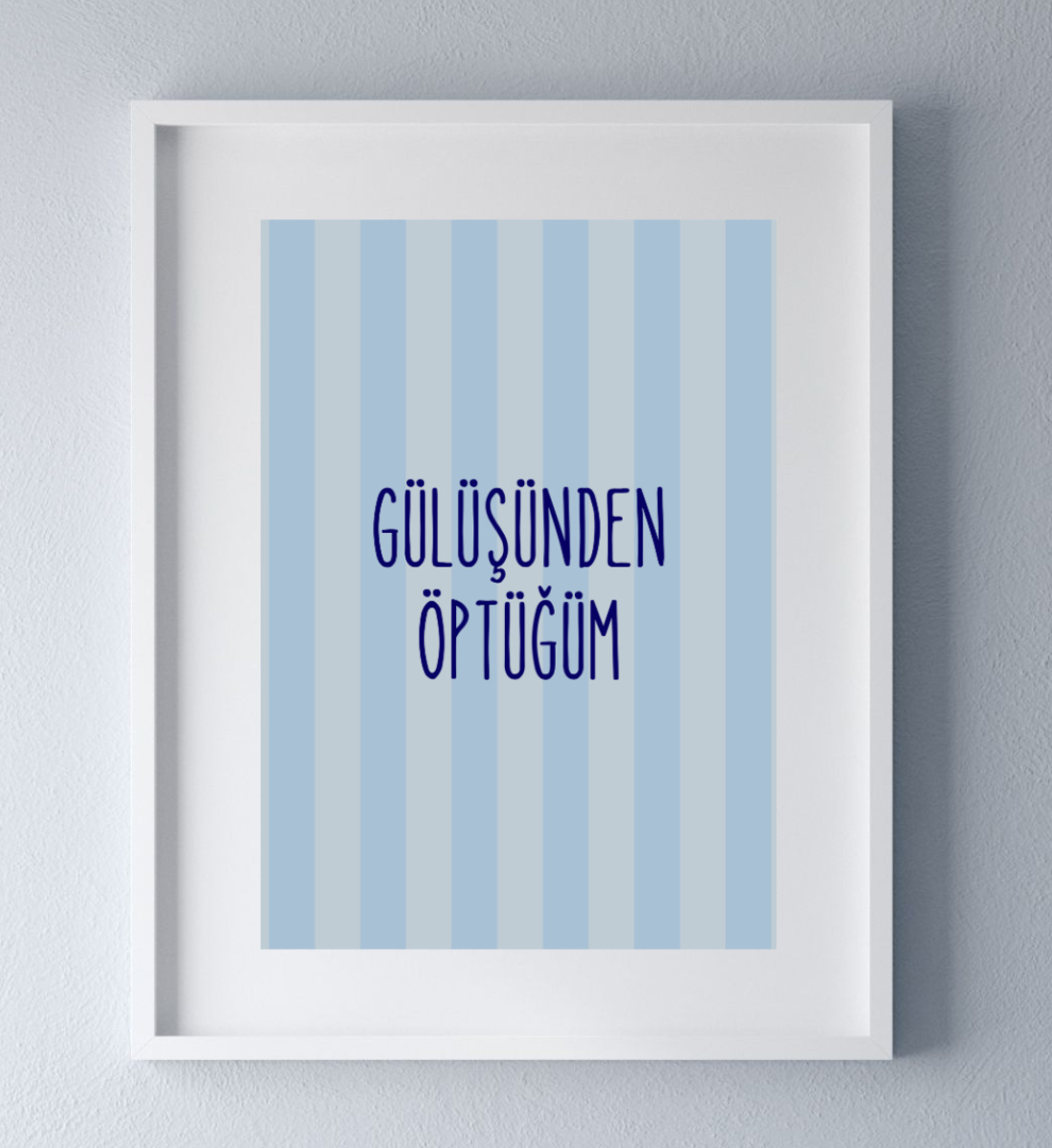 Poster - gülüşünden öptüğüm/2