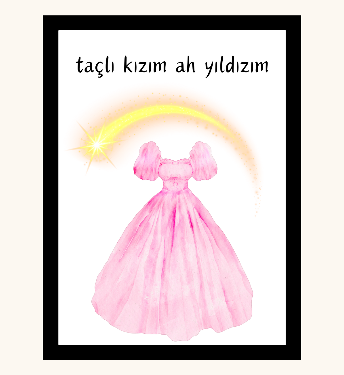 Poster - taçlı kızım