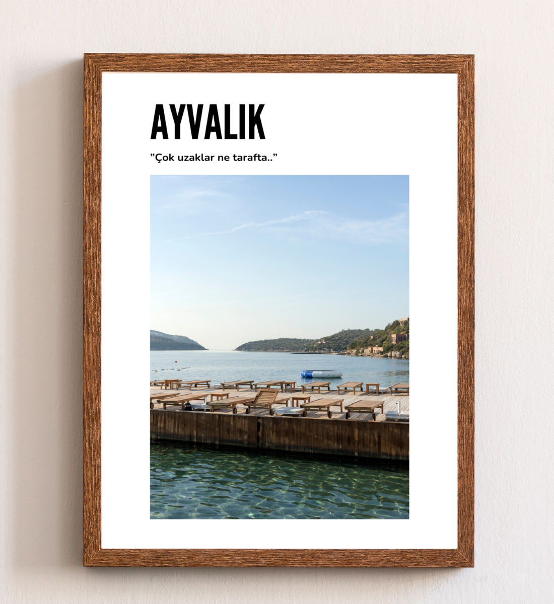Poster - Ayvalik uzaklar