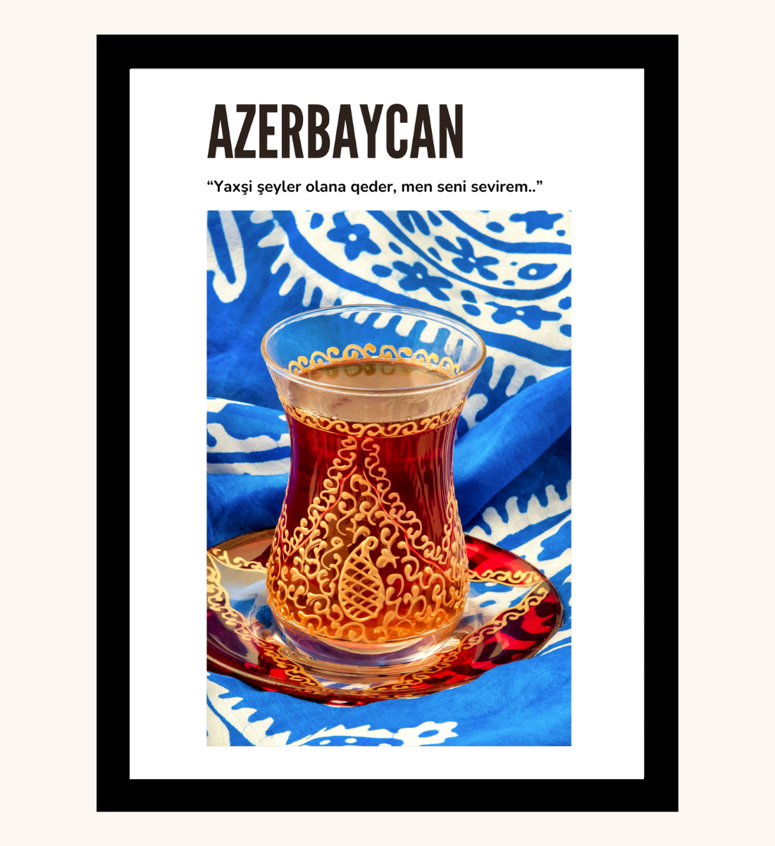Poster - Azerbaycan Cay