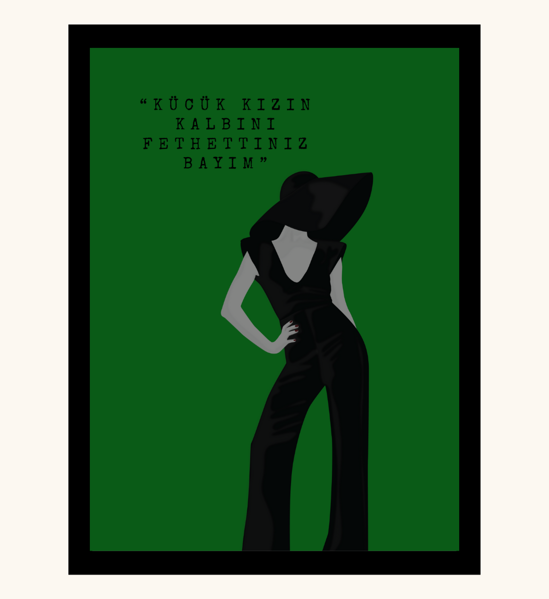 Poster - küçük kızın kalbi