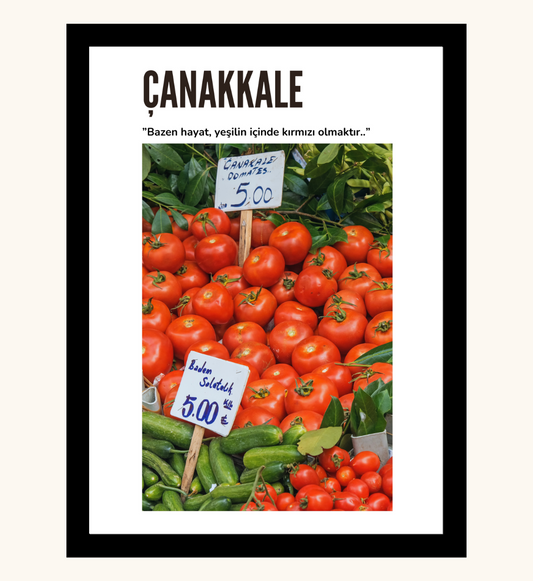 Poster - Canakkale Domates