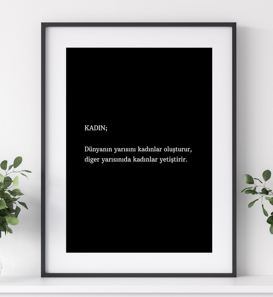 Poster - Kadın