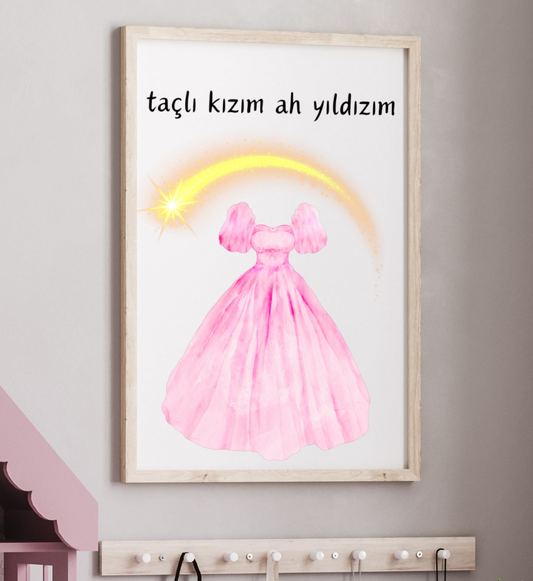 Poster - taçlı kızım