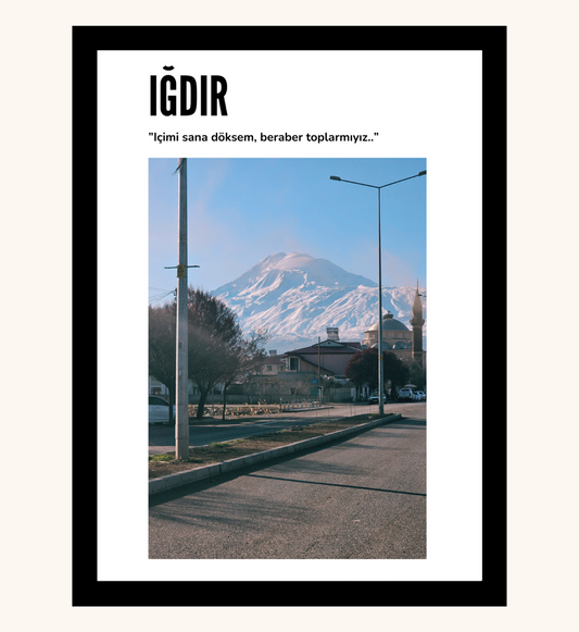 Poster - Igdir mit Kundenfoto