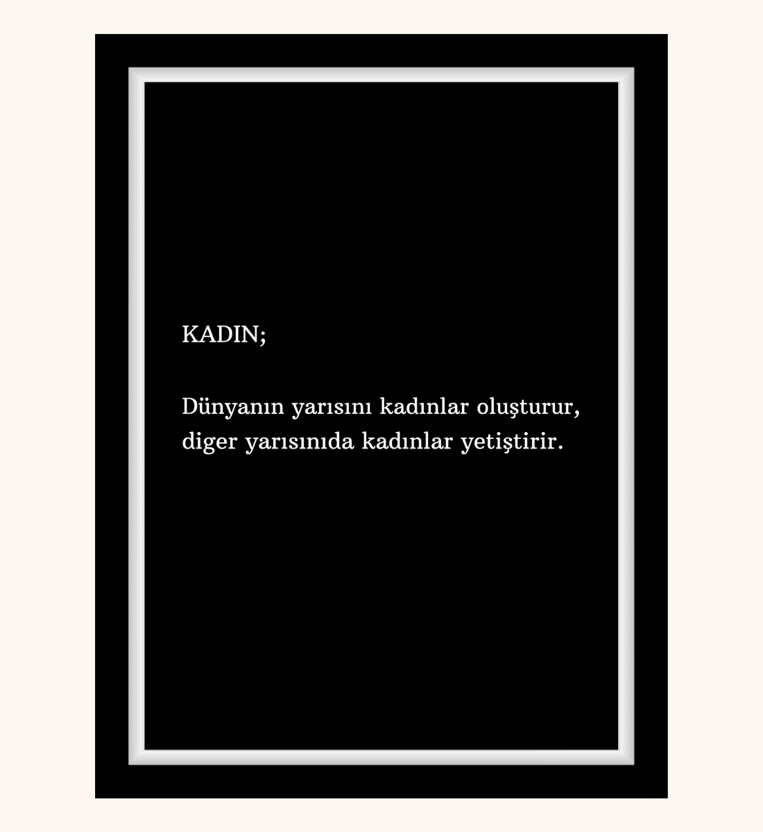 Poster - Kadın
