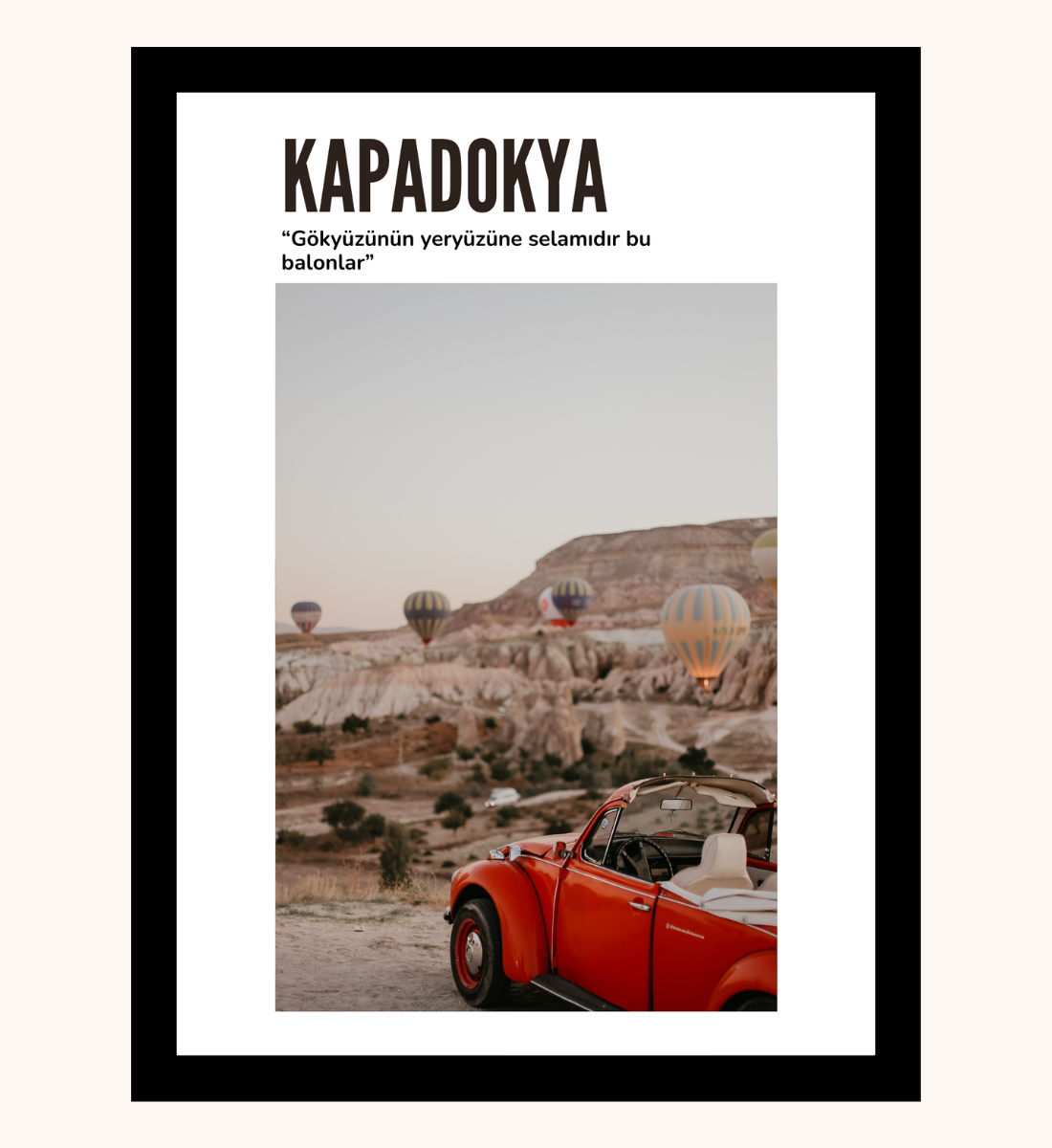 Poster - Kapadokya